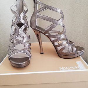 Michael Kors Pewter Sandal